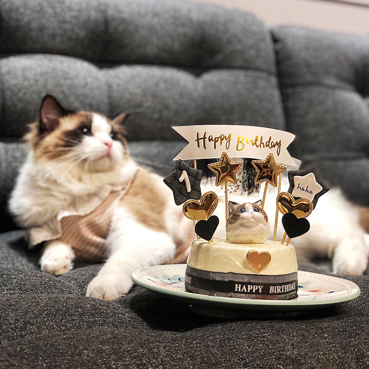 Pet Birthday Cake Topper | Pet Cake Topper | Dog Cake Topper | Cat Cake Topper | Gift