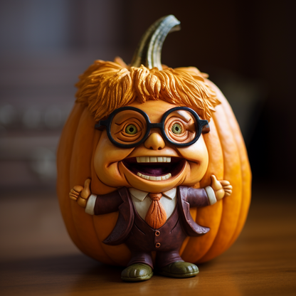 Custom Pumpkin Halloween Bobblehead | Personalised Halloween Bobblehead | Halloween Gift